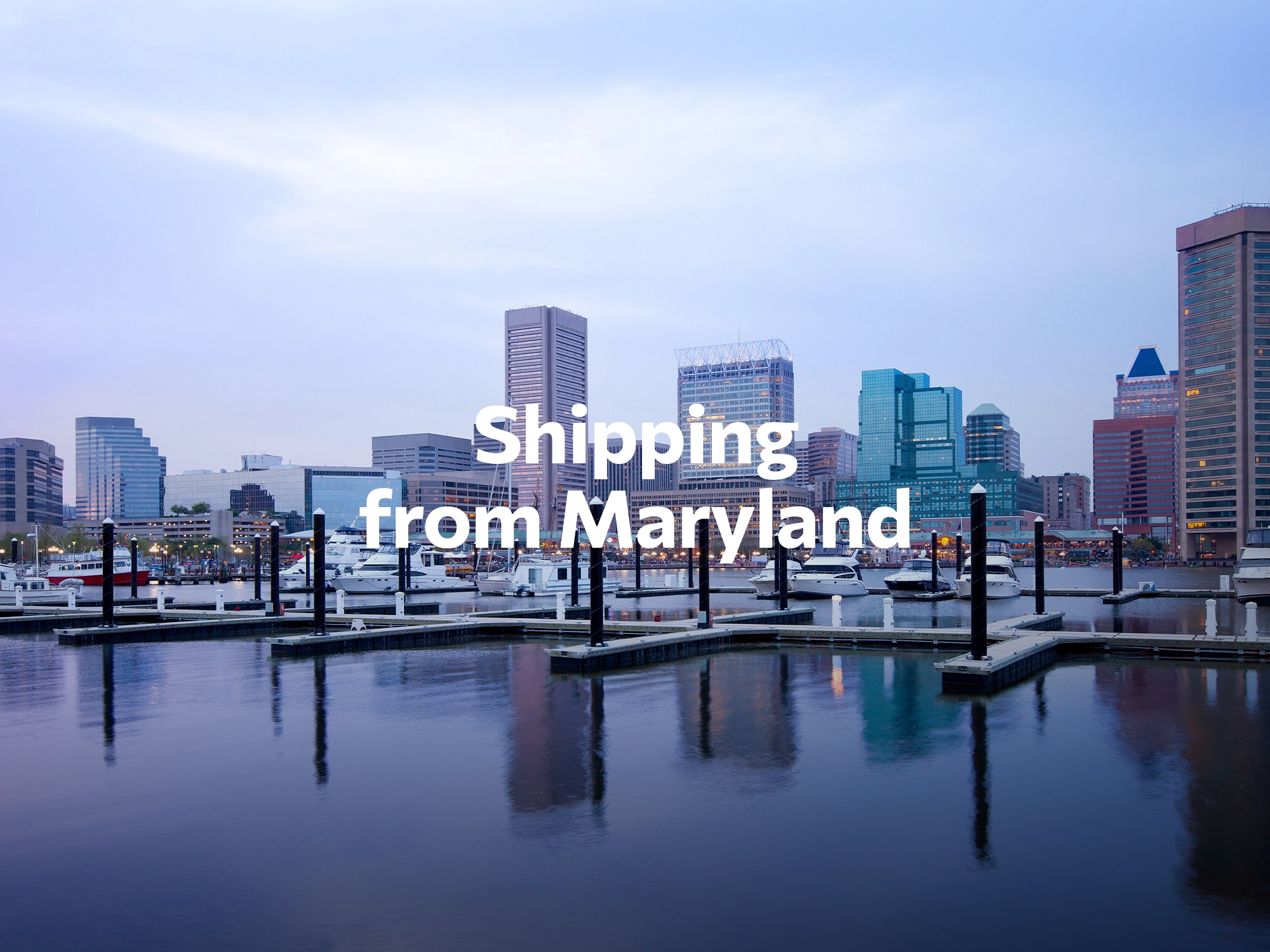 Shipping company from Maryland, freight rates for FTL and LTL shipping in Maryland